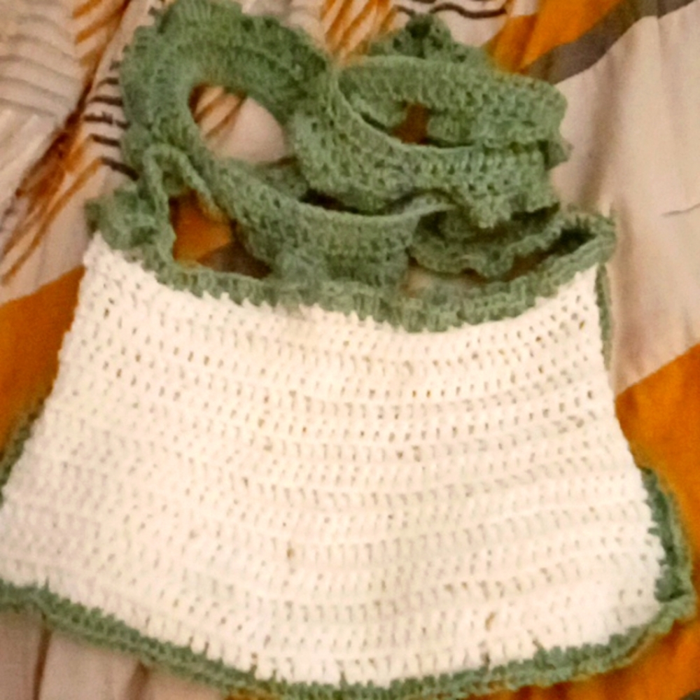 Hand crocheted purse